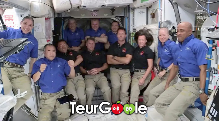 Thomas Pesquet dans la station spatiale internationale